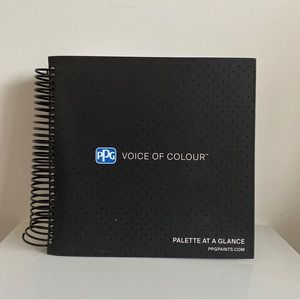 PPG Voice of Colour Palette at a Glance 2019 Book Paint swatches.
